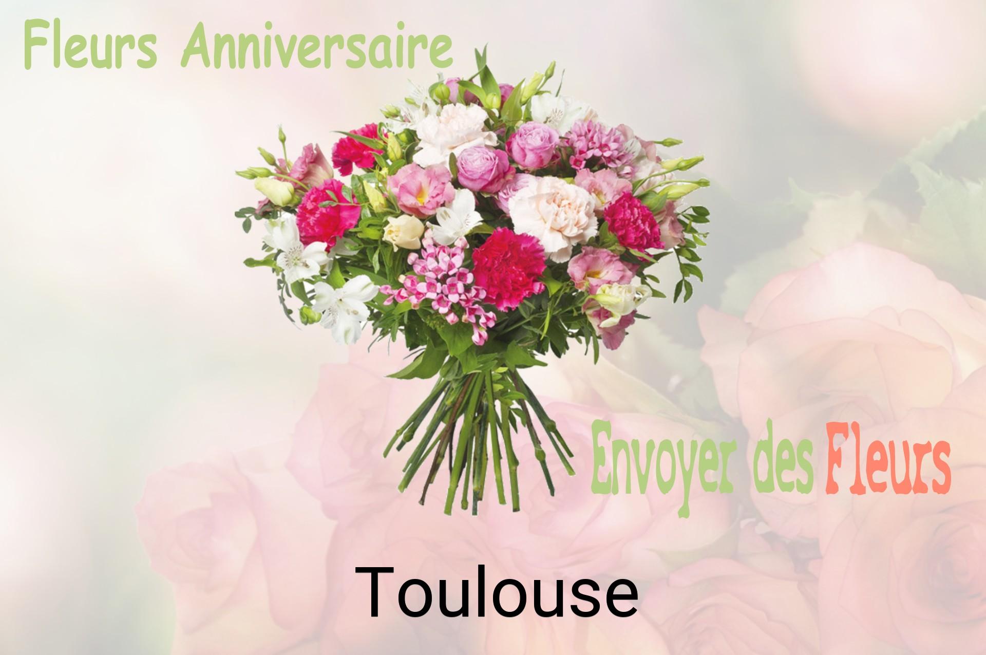 Bouquet de fleurs d’anniversaire livré à Toulouse