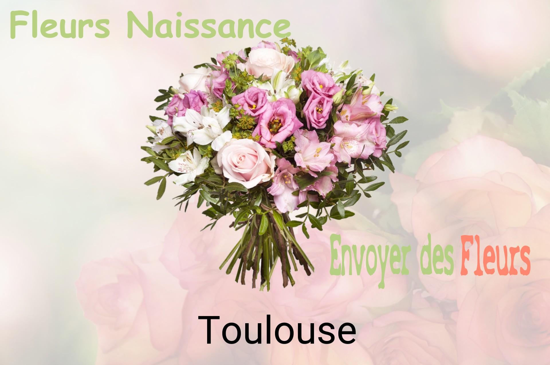 Bouquet de fleurs de naissance livré à Toulouse